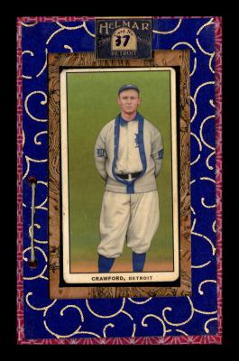 Picture, Helmar Brewing, T206-Helmar Card # 37, Sam CRAWFORD (HOF), Standing, Detroit Tigers